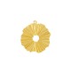 Brass Charm Round 18mm