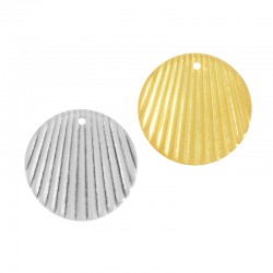 Breloque Ronde en Laiton 21 mm