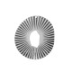 Pendentif Ovale Irrégulier en Laiton 38 x 42 mm