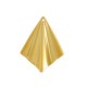 Brass Pendant Rhombus 27x35mm