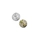 Brass Pendant Round Hammered 40mm
