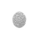 Brass Pendant Oval 24x29mm