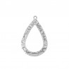 999° Silver Antique Plated/ 5µm