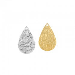 Ciondolo a Goccia in Ottone 12X18 mm