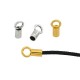 Terminale Capocorda in Metallo Ottone Tubetto 2x3mm (Ø1.6mm)