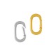 Brass Lobster Clasp Oval 13x22mm