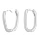 Boucle D'Oreille Rectangulaire en Laiton 14 x 18 Mm/2.4 mm