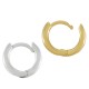 Boucle D'Oreille en Laiton Cercle 12 mm/2 mm