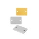 Brass Connector Tag 15x10mm