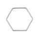 Cadre fin en Laiton Hexagonal 12 Mm/0.8 mm