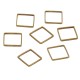 Cornice Sottile in Ottone Quadrata 8 Mm/0.8 mm