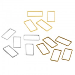 Connecteur Rectangulaire en Laiton 10 x 20 Mm/0.8 mm