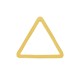 Connettore Triangolare in Ottone 9 Mm/0.8 mm