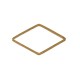Connettore in Ottone a Rombo 7X14 Mm/0.8 mm