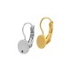 Orecchini Rotondi in Ottone con Gancio 11X19 mm