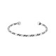 Brass Bracelet Twisted 60mm