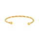 Brass Bracelet Twisted 60mm