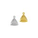 Brass Charm Triangle 12mm