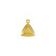 Colgante de Metal Latón Triangulo 12mm