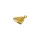 Brass Charm Triangle 12mm