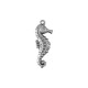 Brass Pendant Seahorse 9x27mm