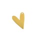 Brass Pendant Heart 24x30mm/1.2mm