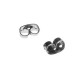 Fermoir de Sécurité en Laiton pour Boucle D'Oreille 6 x 3 mm