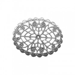Pendente in Metallo Ottone Ovale 36x45mm