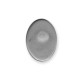 Anello in Ottone Regolabile con Base Ovale 36x26x3.5mm