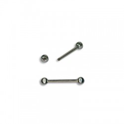 Barre en Laiton 20 x 1.5 mm avec Extrémités à vis 4 mm