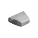 Tubo Trapezoidale in Ottone 39X30X12 mm Ø29X10 mm