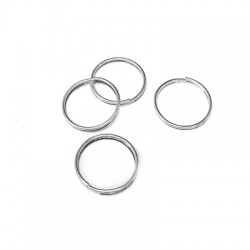 Anilla Doble de Metal Latón 12x0,7mm