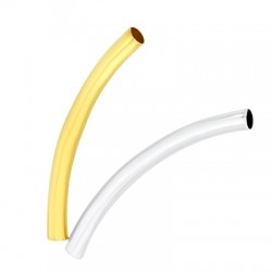 Brass Curved Tube 3x35mm/2.2mm