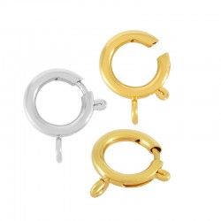 Fermoir Mousqueton rond en Laiton 12 mm/2 mm