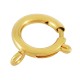 Fermoir Mousqueton rond en Laiton 12 mm/2 mm