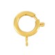 Chiusura a Moschettone Rotonda in Ottone 12 Mm/2 mm