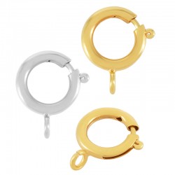 Fermoir Mousqueton rond en Laiton 14 Mm/2.2 mm