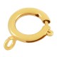 Chiusura a Moschettone Rotonda in Ottone 14 Mm/2.2 mm