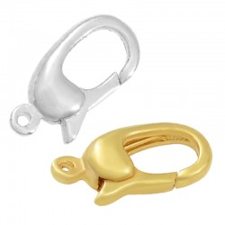 Fermoir Mousqueton en Laiton 10 x 5 mm