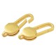 Fermoir Mousqueton en Laiton 10 x 24 mm