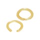 Anneau de Jonction Ovale en Laiton 3.5 x 4.5 Mm/0.7 mm