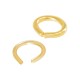 Brass Jump Ring Oval 5x7mm/1mm