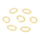 Brass Jump Ring Oval 6x8mm/1mm