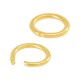Brass Jump Ring Oval 6x8mm/1mm