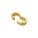 Brass Double Ring 3.6x7mm/1.53mm