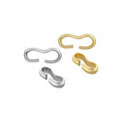 Double Anneau en Laiton 4 x 9.4 mm/2.1 mm