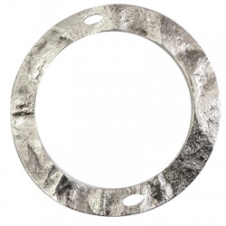 Pendentif Cercle en Laiton à 2 Trous 80 mm