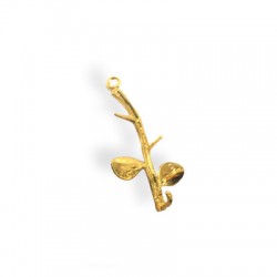 Branche D'Arbre en Laiton Coulé 11 x 23.5 mm