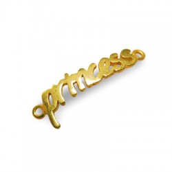 Connecteur en Laiton Coulé « Princesse » 32 x 9 mm