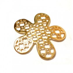 Brass Cast Flower 50mm
